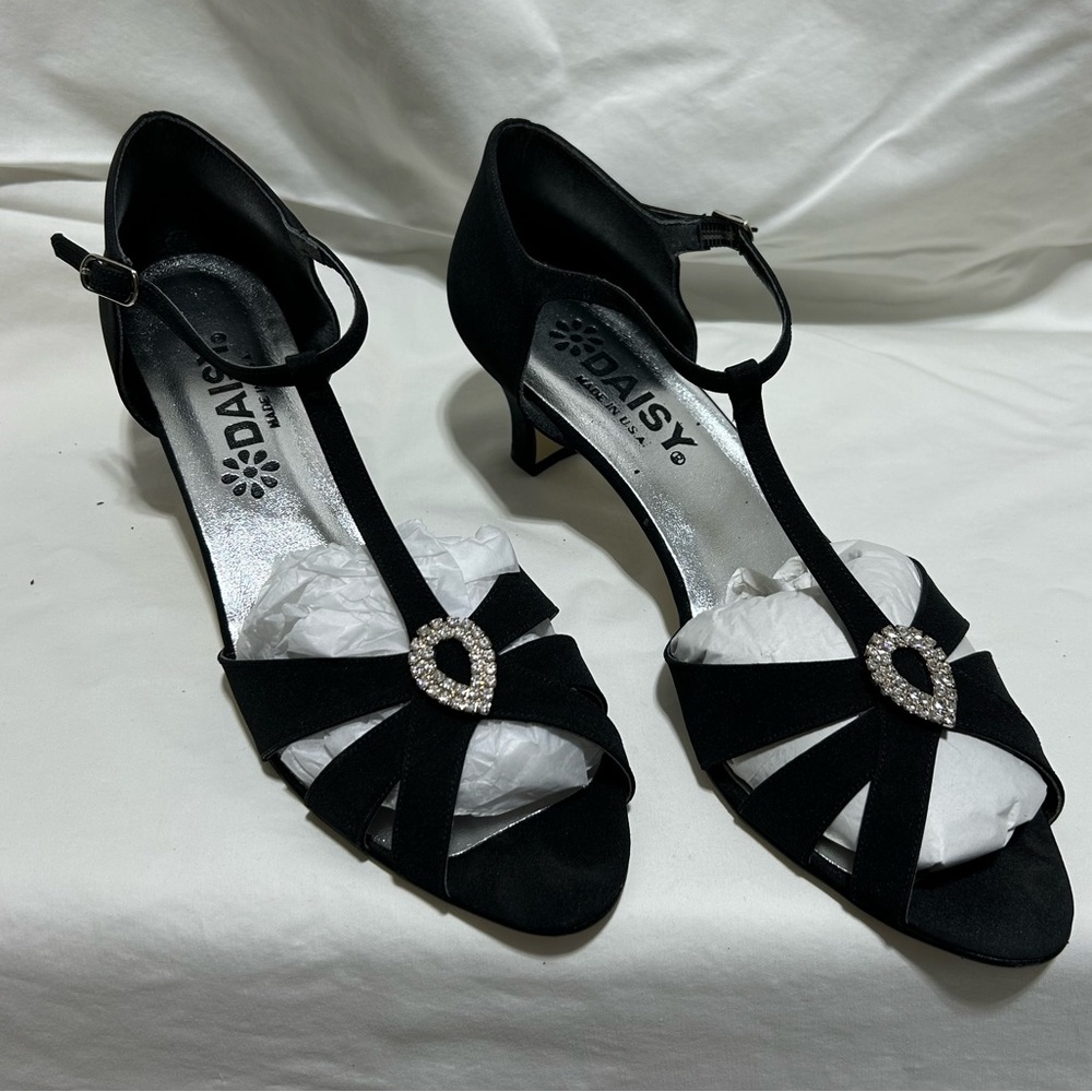 Black Strappy Heels